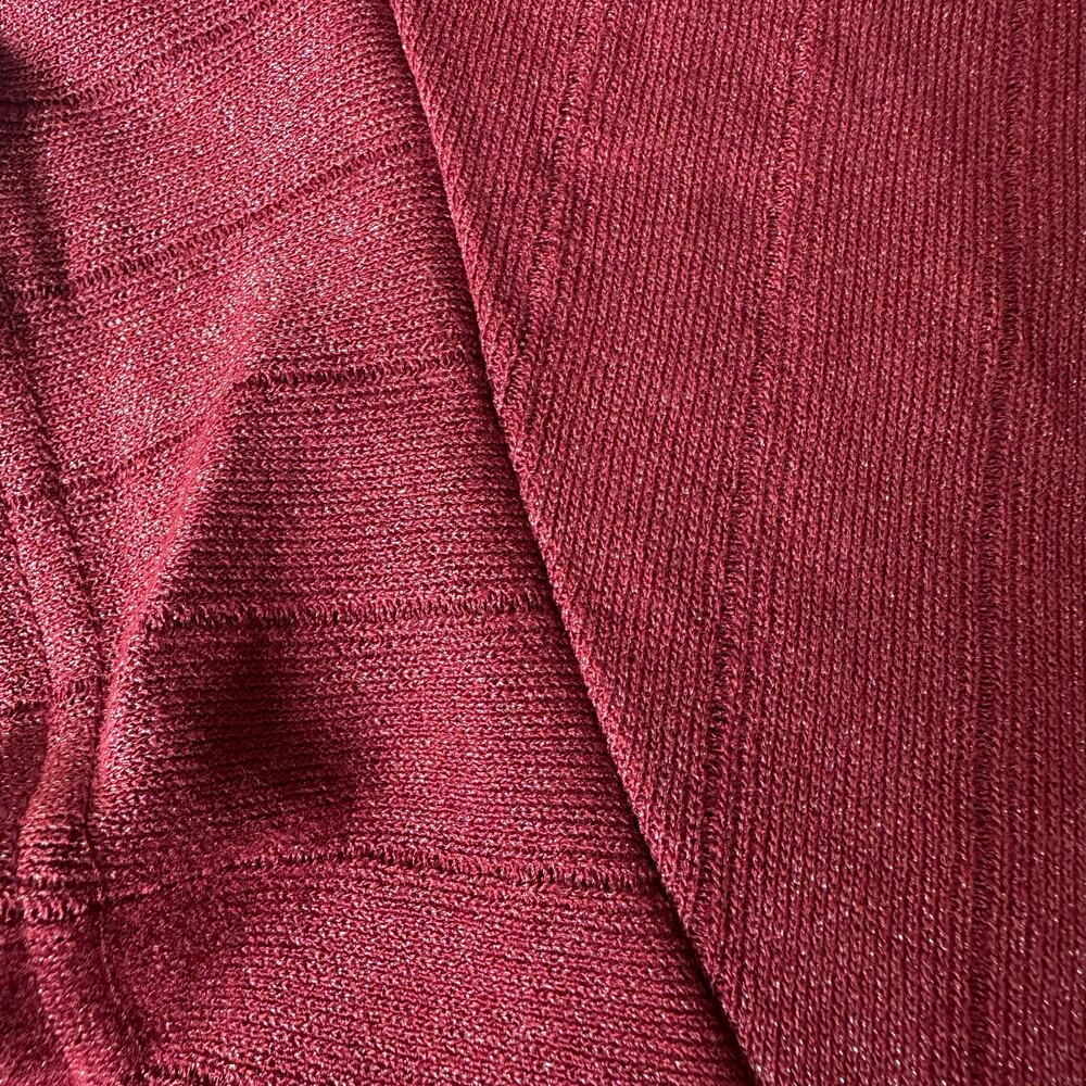 Sam Edelman Maroon, Belted, Lined, Long Sleeve Mini Dress- 6 - Picture 7 of 12